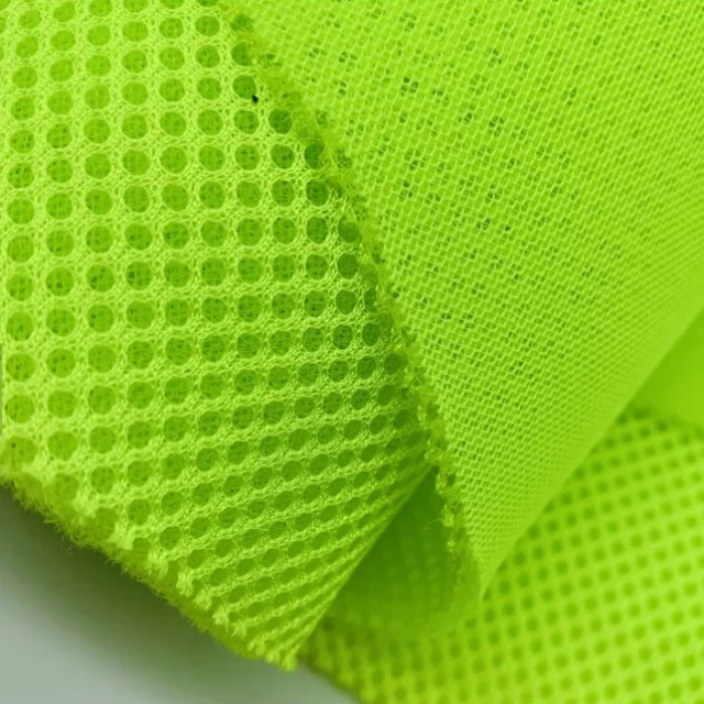 Breathable 3D Air Mesh Fabric for Shoes - 100% Polyester, Sandwich Construction