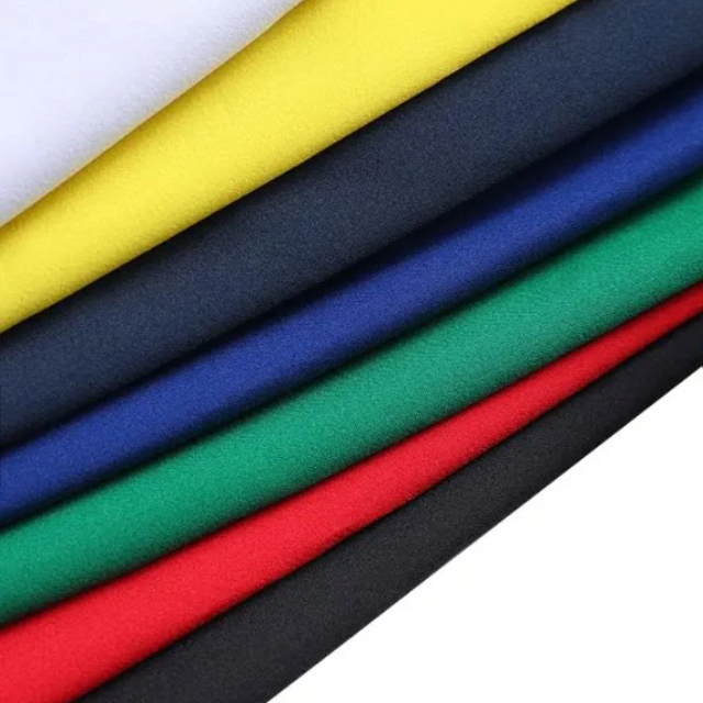 75D Polyester Spandex Twisted Fabric - 4 Way Stretch for Sportswear and Outdoor Use