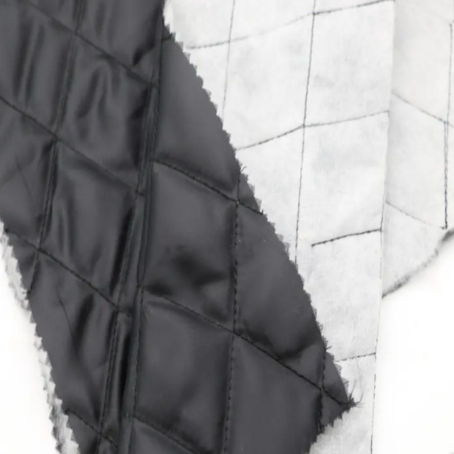 190t Polyester Taffeta Quilting 60g Cotton Fabric for Down Jacket Bags