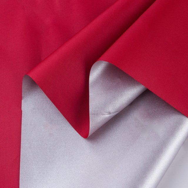  190t Sliver Coated Waterproof 50 GSM Polyester Taffeta Fabric for Car Cover Raincoat Tent Umbrella