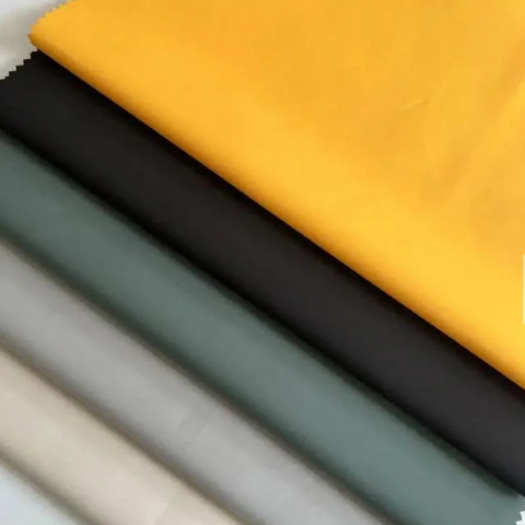 30D 400T polyester pongee fluorine-free waterproof coating flat swatch