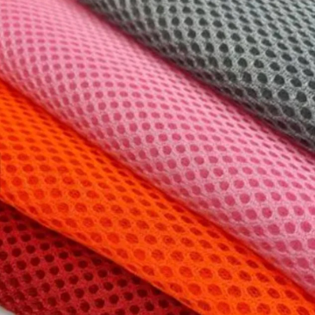 Breathable Weft Knit Mesh Fabric for Sportswear - 100 Polyester Sandwich