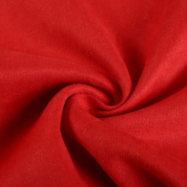 Dyed Scuba Fabric Knit Faux Polyester Imitation Fur Suede Tessuti Cloth Fabric for Clothing