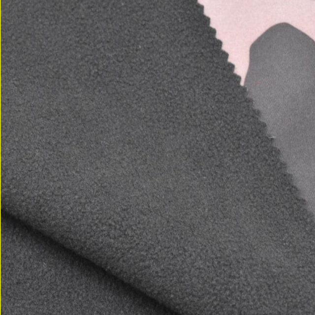 rPET spandex 4-way stretch crepe fluorine-free waterproof fabric flat swatch