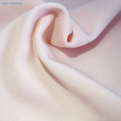 PLA spandex elastic interlock 210gsm flat swatch