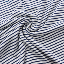 95 Bamboo 5 Spandex Stripe Jersey Knit Fabric for Clothing