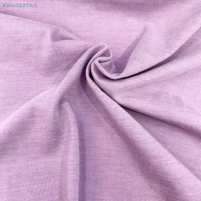 PLA Modal Jersey Knitted Fabric - Anti-bacterial, Biodegradable for T-shirt, Polo and Sportswear 