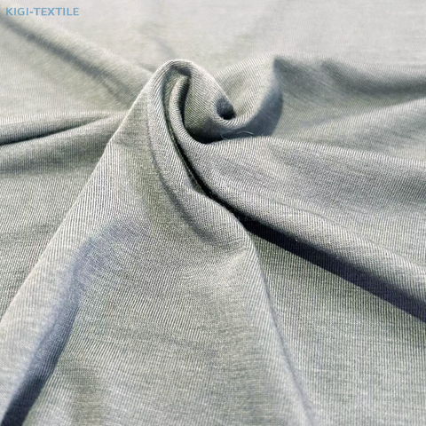 PLA modal spandex elastic jersey 170gsm flat swatch