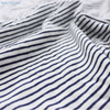 Organic 95 Bamboo Spandex Stripe Jersey Knitted Fabric, Lightweight, Eco-friendly for Clothing