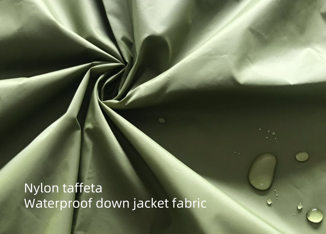 Nylon taffeta Waterproof down jacket fabric