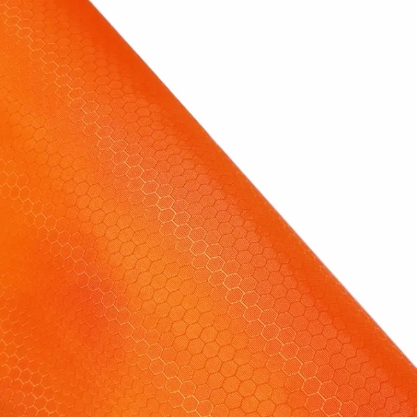 420D Polyester PU Coated Ripstop Oxford Fabric - Waterproof, Honeycomb Pattern 
