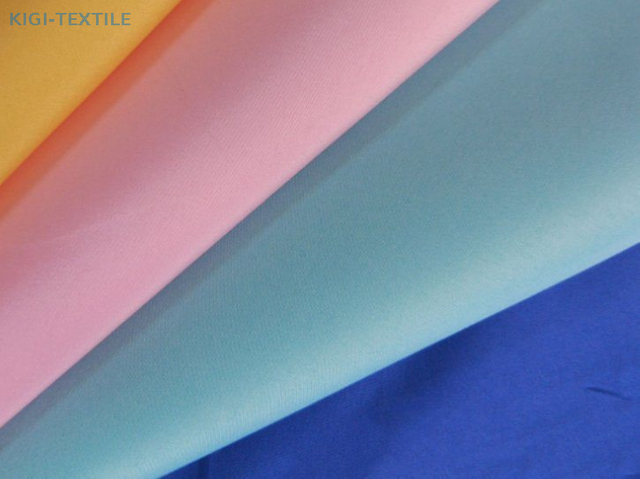 Hot Selling 100% Recycled Polyester 190t Pongee Waterproof Solid Fabric Feature Upholstery Fabric Online with Film Coating