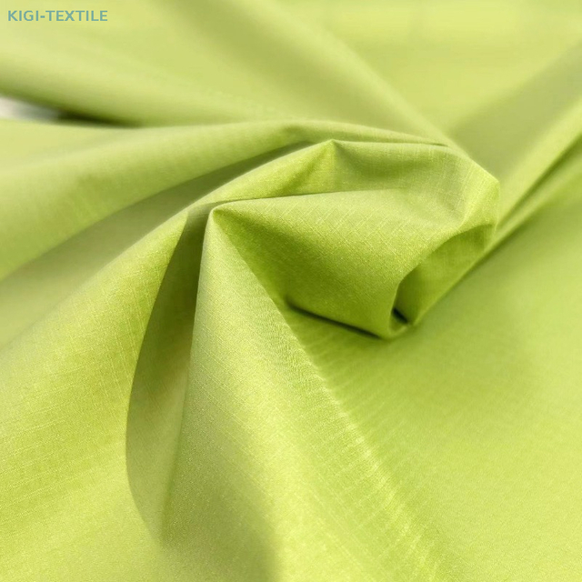 Lightweight Checks Ripstop Pongee Fabric 20D 100% Polyester Fabric