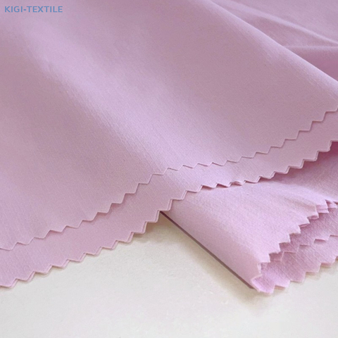 recycled 40D nylon 0.15 grid ripstop fabric flat swatch UPF50+