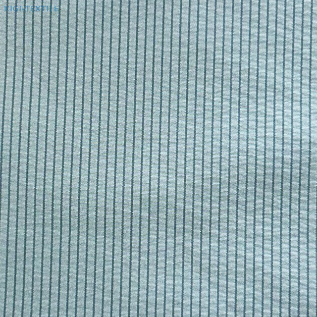 UPF 100+ Vertical Stripe Design 75D DTY Polyester Fabric - Waterproof Coating, Soft Touch, Glossy Fabric 