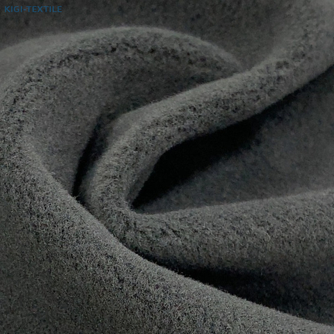 100D Polyester Softshell 4 Way Stretch Fabric Bonded Polar Fleece Laminated Fleece 3 in 1 Laminated Fabric for Outdoor Clothing