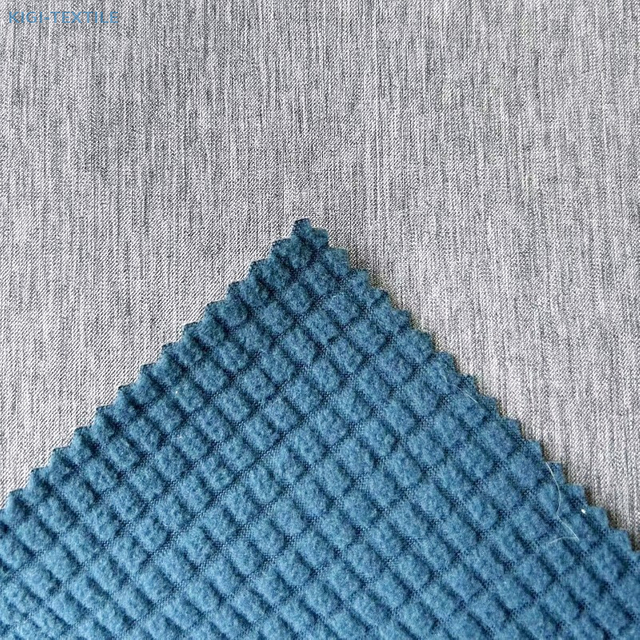 Cationic Polyester Spandex Laminate 3 in 1 Polar Fleece Softshell Fabric