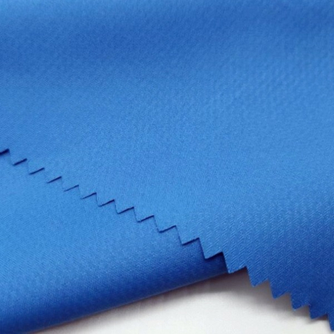 recycled 50D 300T polyester pongee coated fabric flat swatch
