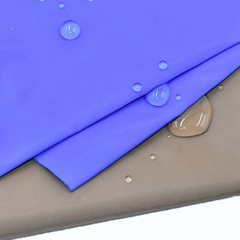 40D 290T full dull nylon taffeta double-side PU FFWR fabric flat swatch