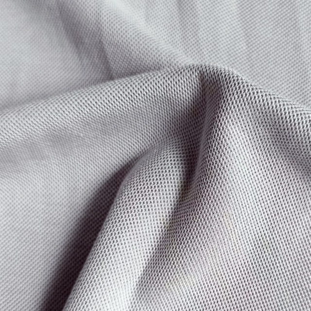 75D PLA Modal Double Pique Fabric - ECO Friendly, Anti-bacterial, Biodegradable for Polo, T-shirt, Sportswear