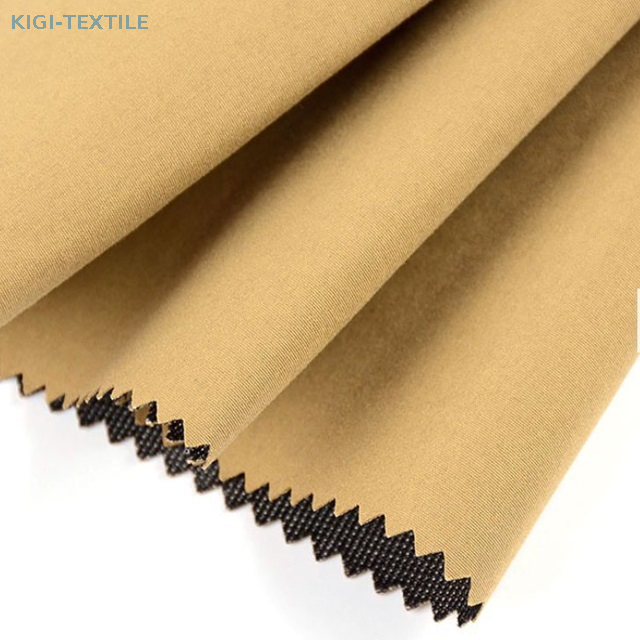 Peach Skin Windproof 3 in 1 Laminated Fabric 100 Polyester, TPU Waterproof, Bonded Mesh Fabric