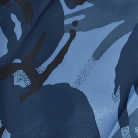 rPET oxford camouflage transfer print FF waterproof flat swatch