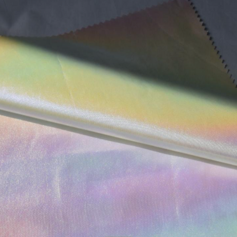 rPET high-elastic gilded down jacket fabric flat swatch