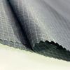 20D Nylon Polyester Ripstop Fabric Lightweight Checks Pattern - Down Proof Coating