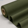 Close-up of folded military green 420D polyester Oxford fabric