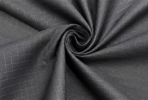 150D flame-retardant PU coated polyester ripstop fabric