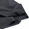 PFC-free DWR recycled nylon taslon shell jacket fabric charcoal flat swatch