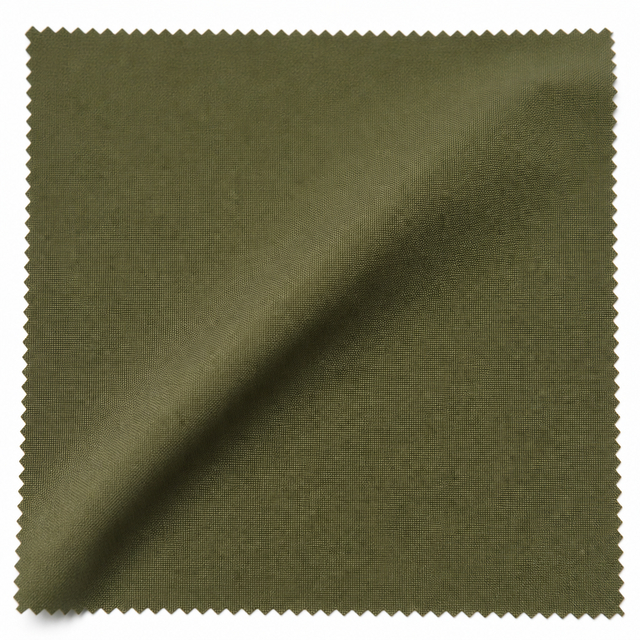 70D+40D recycled N66 nylon four-way mechanical stretch fabric forest green flat swatch